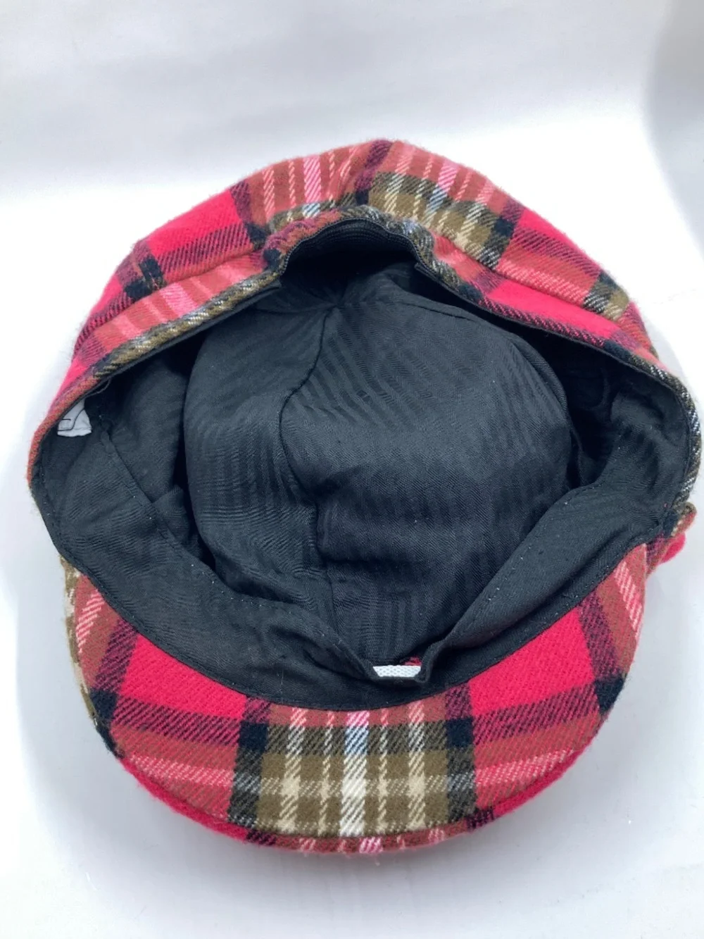Disney Parks Newsboy Cap Pink Plaid inspired by classic British Design Mickey